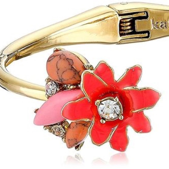 kate spade New York Glossy Petals Cuff Bracelet. - Picture 6 of 7